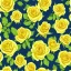 Placeholder: painted yellow roses, oil on canvas, seamless pattern, clear, sharp, fabric design