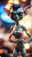 Placeholder: twisted rock star alien gremlin virgin pimp actress flexing in heaven,bokeh like f/0.8, tilt-shift lens 8k, high detail, smooth render, down-light, unreal engine, prize winning