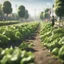 Placeholder: 400 m hedge championship running on lettuce, in the style of a fallout 4,bokeh like f/0.8, tilt-shift lens 8k, high detail, smooth render, down-light, unreal engine, prize winning