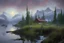 Placeholder: Peder Monk Monsted style, Alaska, summer