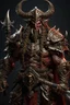 Placeholder: Illustration of a world of Warcraft Viking character with swords, in the style of dark bronze and red, eerily realistic, gothcore, Dark Fantasy by Antonio J. Manzanedo, full-length body shot, finely detailed armor, weapon, intricate design and details, hyper-detailed, hyper-realistic --ar 1:2 --stylize 750 --v 6
