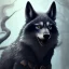 Placeholder: award winning portrait of a male anthropomorphic black wolf long vblack cory loftis, fenghua zhong, ryohei hase, and ruan jia. unreal engine 5, artistic lighting, highly detailed, photorealistic, fantasy