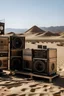 Placeholder: sound system en el desierto