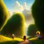 Placeholder: cute fluffy lion, scarecrow, tin-man, little girl on a journey into the woods walking on a yellow brick road, cute adorable pop surrealism, lowbrow art, realistic, street fashion, fluffy , pixar style, hyperrealism, rococo, Pixar, Disney, concept art, 3d digital art, Maya 3D, ZBrush Central 3D shading, bright colored background, radial gradient background, cinematic, Reimagined by industrial light and magic, 4k resolution post processing 8k resolution holographic astral cosmic illustra