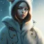 Placeholder: Cyberpunk Portrait of cat child with brown hair and with cute face, north pole snowy vibe , perfect composition, hyperrealistic, super detailed, 8k, high quality, trending art, trending on artstation, sharp focus, studio photo, intricate details, highly detailed, by greg rutkowski