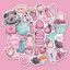 Placeholder: aesthetic girly stickers template