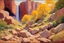 Placeholder: Sunny day, rocks, waterfalls, rocky land, mountains, friedrich eckenfelder and georges lemmen impressionism paintings