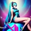 Placeholder:  Beautiful flawless Anime art of beautiful Hatsune miku with beautifel legs by artgerm, ross tran, magali villeneuve, Greg Rutkowski, Gil Elvgren, Alberto Vargas, Earl Moran,, Art Frahm, Enoch Bolles