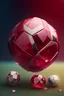 Placeholder: A game of futbol where the ball is made of ruby gemstones