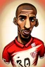 Placeholder: Talisca Brazilian football player cartoon 2d