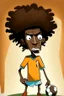 Placeholder: Giorgis Mikautadze Footballer ,cartoon 2d