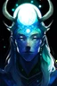 Placeholder: prismatic hair ethereal transparent prism astral projection Male antlers druid of the stars beard constellations radiance prismatic shining starlight enshrouded radiance