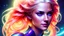 Placeholder: Lexica Aperture v2 Hyper detailed ultra sharp, trending on artstation, vibrant aesthetic, smiling blonde ethereal subtle (((smiling)))+++ luminous heavenly goddess, angel, colorful, psychedelic, ornate, intricate, digital painting, concept art, smooth, sharp focus, illustration, not human anthropomorphic alien cyborg, art by artgerm and greg rutkowski and h. r. giger, louis royo, salvador dali, 8 k