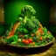 Placeholder: A green kingdom made out of vegetables painted by Giovanni Battista Sassi