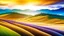 Placeholder: Golden sunrise morning on a white sand beach, palm trees, big waves in the sea, sun rays through golden edge clouds