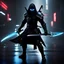 Placeholder: Dark Cyborg Shinobi, cybernetic, stealthy, black-clad, futuristic, ninja, high-tech, augmented, bionic, shadows, mechanical limbs, ancient art, traditional, katana, futuristic shuriken, cybernetic eye, neon-lit, mysterious, haunting, dystopian, deadly precision, ninja stars, robotic assassin, futuristic weapons, cybernetic enhancements, hidden in shadows, cybernetic armor, enigmatic, advanced technology, desolate, cyberpunk, eerie, ninja mastery, glowing cybernetics, concealed blades