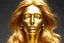 Placeholder: golden woman face