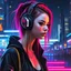 Placeholder: Girl cyberpunk is a thing of beauty