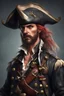 Placeholder: pirate in his uniform, pirate atmosphere, ultra realistic
