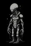 Placeholder: Minimalistic paint of Alien