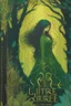 Placeholder: book cover, In the heart of a dense and enigmatic forest with towering ancient trees cloaked in emerald, yellow and amber foliage stands a witch possessing an ethereal allure her lustrous hair cascading in ebony waves down to her slender waist