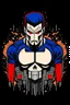 Placeholder: punisher sku;; GM hustler in the style of Hiroshi Nagai