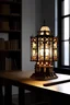 Placeholder: gaming table lamp inspired by palace, modern design,