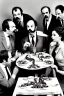 Placeholder: The cast of fawlty towers all eating octopus