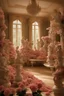 Placeholder: room displaying flowers sculptures in a fairy tale ambience