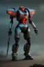 Placeholder: armor robot ai soldier mech dystopian scary gladiator predator