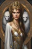 Placeholder: belittled dreams accusing the dreamer. perfect faces. painted by Anne Stokes