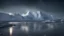 Placeholder: antarctica at night,glaciers,lakeside,8k, volumetric lighting, Dramatic scene,