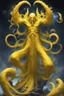 Placeholder: yellow elder god of ballance and perfection inhumane cosmic yellow paint