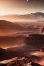 Placeholder: Martian landscape, intricate details, astronaut in foreground, futuristic city in the distance