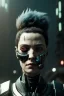 Placeholder: portrait post-apocalypse cyborgs in a cyberpunk city, sci-fi fantasy style, 8k,dark