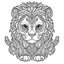 Placeholder: mandala baby lion, happy, cute animals, full view, realistic, coloring page, only draw lines, coloring book, clean line art, –no sketch, color, –ar 3:4, white background, minimalistic black lines, minimal black color, low level black colors, coloring page, avoid thick black colors, thin black line art, avoid colors, perfect shape, perfect clear lines,