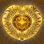 Placeholder: golden vinyl electric heart kaleidoscope