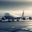 Placeholder: i want to create ai image for photo backgrounds of an aeroplane parked in the runaway