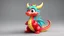 Placeholder: 3D toy, IP, cute little dragon, fashion, festive,