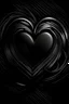 Placeholder: black open heart outline in background should be white