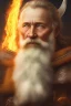 Placeholder: Fire theme art, Portrait of a viking by Michelangelo, 8K, close-up face