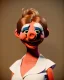 Placeholder: waitress woman muppet head, skin body, skin arms, concept art, retro style, smooth, unreal engine 5, god lights, ray tracing, RTX, lumen lighting, ultra detail, volumetric lighting, 3d.