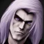 Placeholder: Dark Elf Male White Hair Lavender Eyes