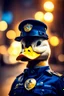 Placeholder: a really stupid duck policeman, bokeh, downlight, prize winning, depth of field, in the style of ivo caprino, backlight, aura