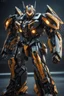 Placeholder: Robot transformer in a robot army, weapon, super suit with spikes on his arms and shoulders, explode, hdr, (intricate details, hyperdetailed:1.16), piercing look, cinematic, intense, cinematic composition, cinematic lighting, color grading, focused, (dark background:1.1) by. Addie digi