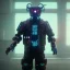 Placeholder: Cyberpunk outfit cybernetic animal unreal 5, octane render,cinema4d, dynamic lighting, dramatic lighting, 4k, redshift render, highly detailed, hyper realistic, in space