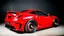 Placeholder: SUPER SPORTIVE CAR, FERRARI INFLUENCE, RED EMTALIC PAINT, SHINNING, SPARKLES, BODY KIT SPORT, BIG WHEELS, INTO A ACRILYC CAGE