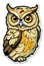 Placeholder: Owl sticker