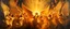 Placeholder: master oil painting by Rembrandt,100 million angels singing, display of god rays