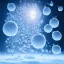 Placeholder: celestial, reflection, ice crystals, snow, icicles